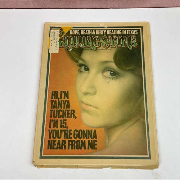 Vintage Rolling Stone Magazine Tanya Tucker Marvin Gaye September 26, 1974 Music - Picture 1 of 7